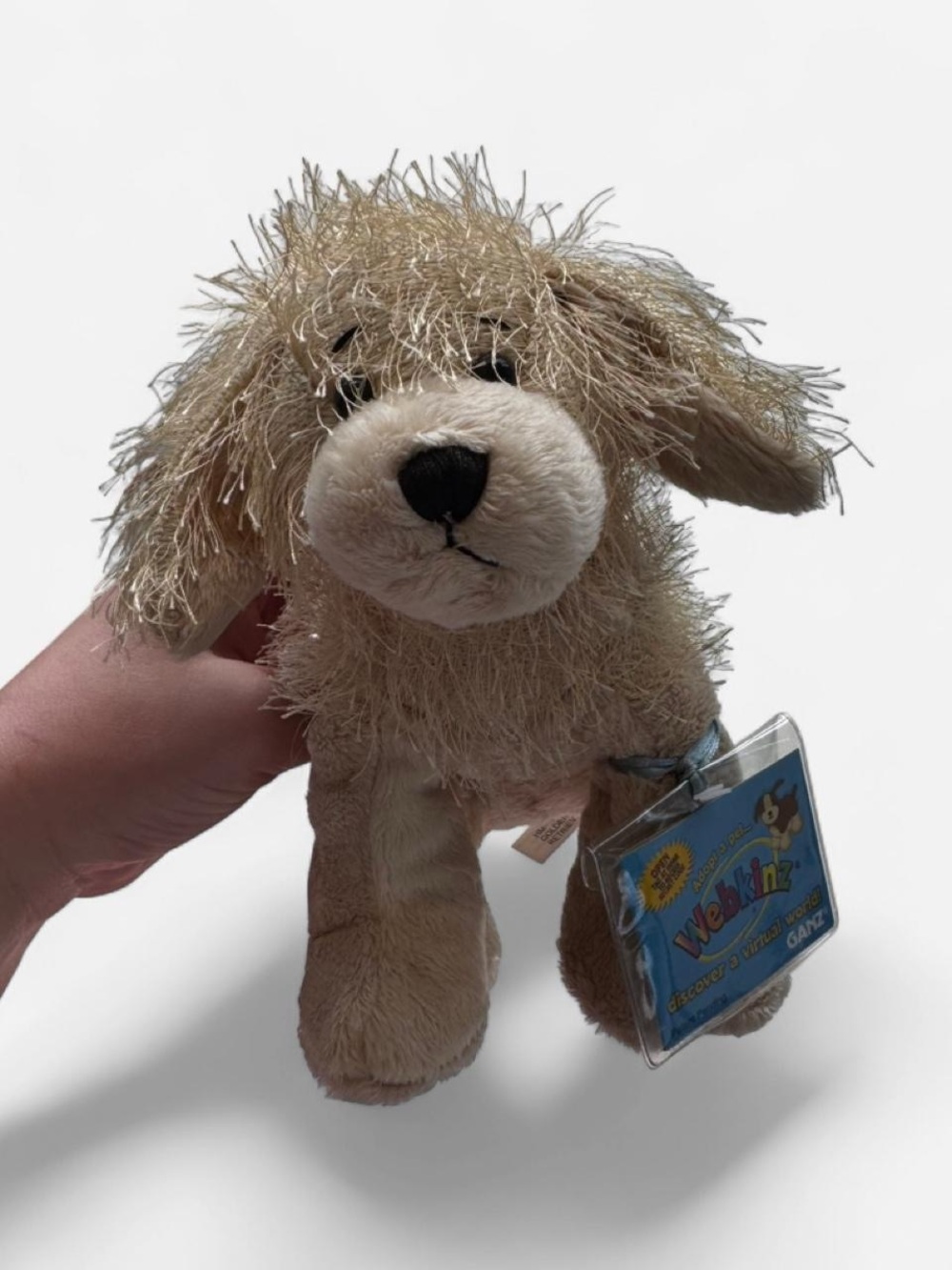 Webkinz Golden Retriever Plush NWT Sealed Code GANZ HM010 Vintage Y2K